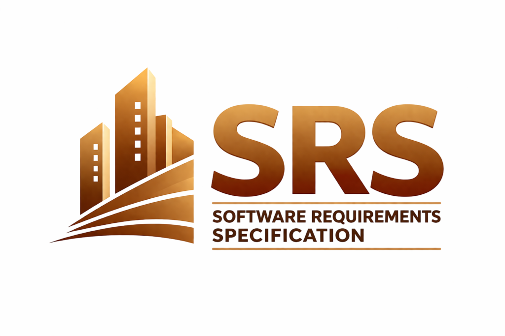 SRS corporate logo with architectural design